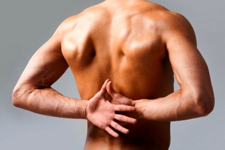 болки во грбот со остеохондроза